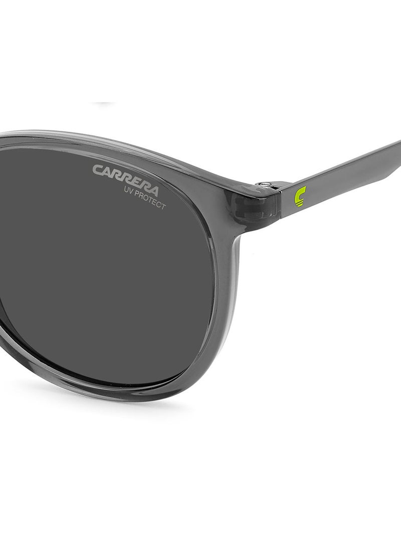 Kids Unisex UV Protection Round Sunglasses - Carrera 2048T/S Grey/Green 49 - Lens Size: 49 Mm