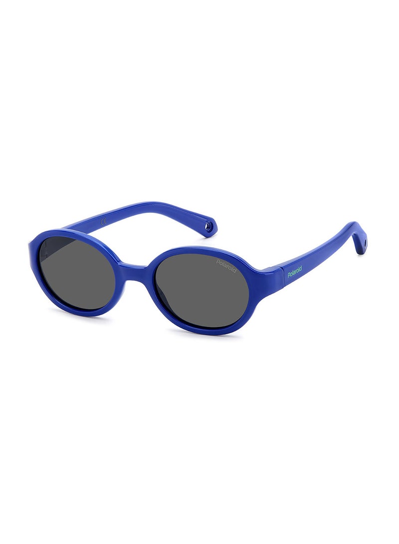 Kids Unisex UV Protection Oval Sunglasses - Pld K004/S Blue 42 - Lens Size: 42 Mm