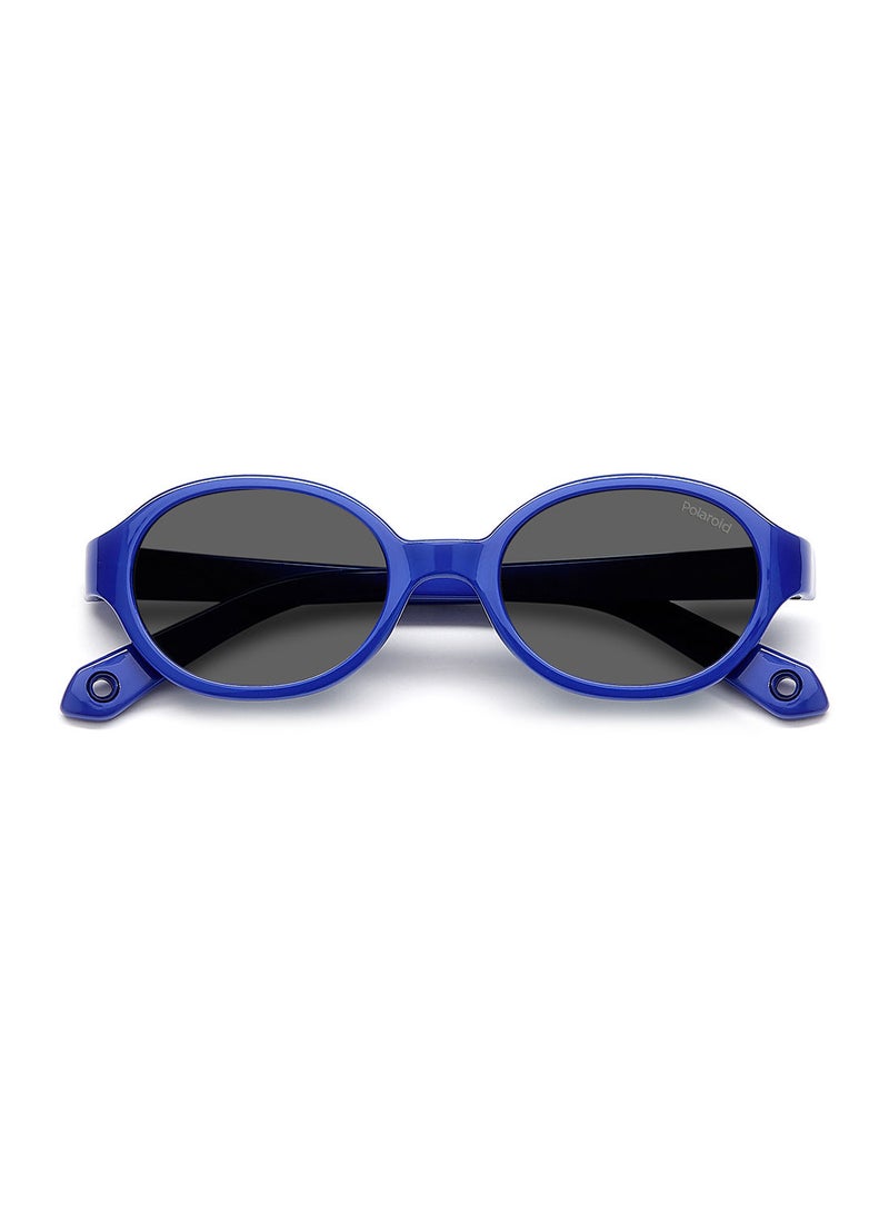 Kids Unisex UV Protection Oval Sunglasses - Pld K004/S Blue 42 - Lens Size: 42 Mm