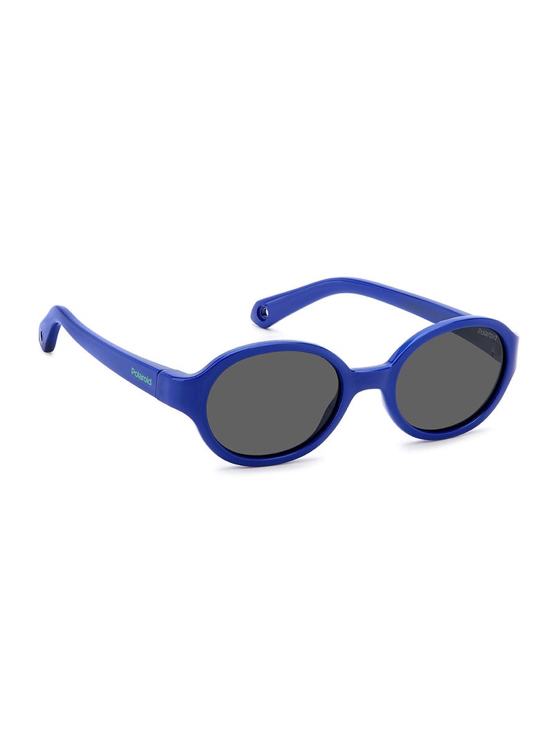 Kids Unisex UV Protection Oval Sunglasses - Pld K004/S Blue 42 - Lens Size: 42 Mm