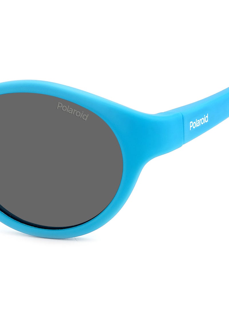 Kids Unisex UV Protection Round Sunglasses - Pld K007/S Azure 42 - Lens Size: 42 Mm