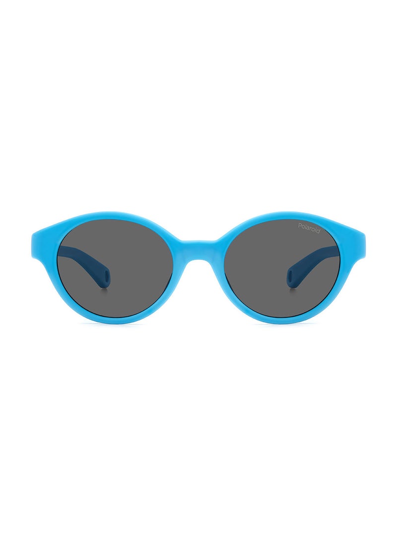Kids Unisex UV Protection Round Sunglasses - Pld K007/S Azure 42 - Lens Size: 42 Mm