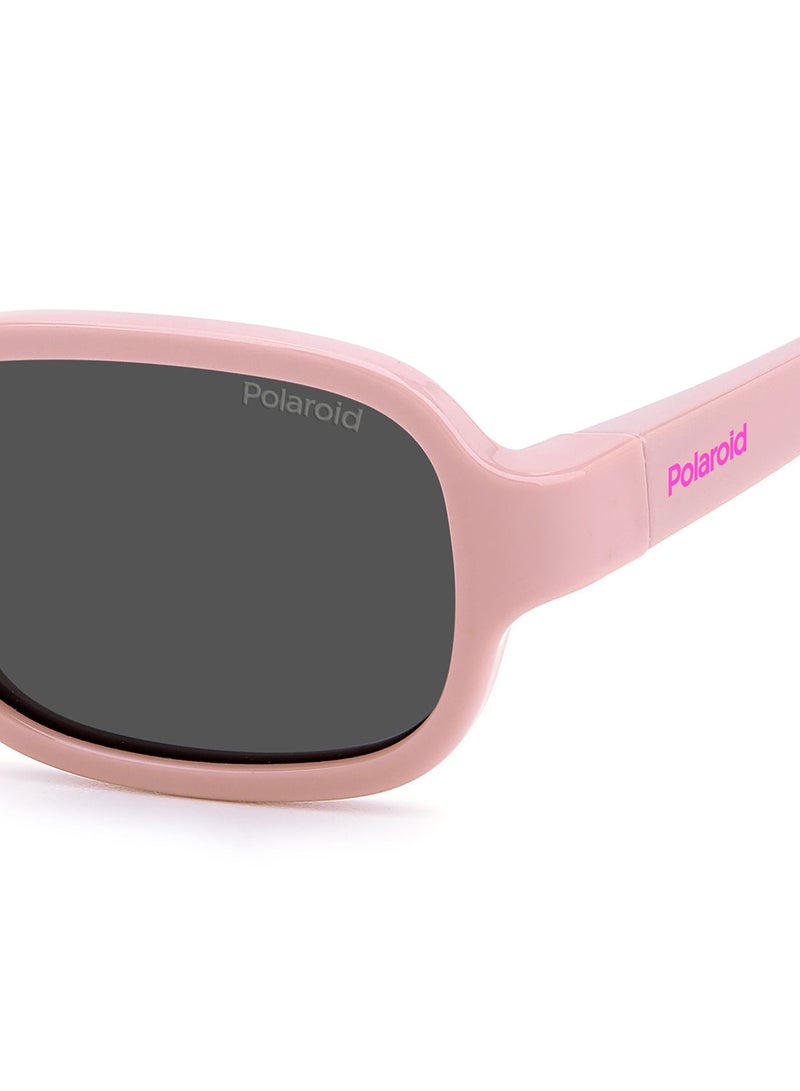 Kids Unisex UV Protection Rectangular Sunglasses - Pld K003/S Pink 43 - Lens Size: 43 Mm