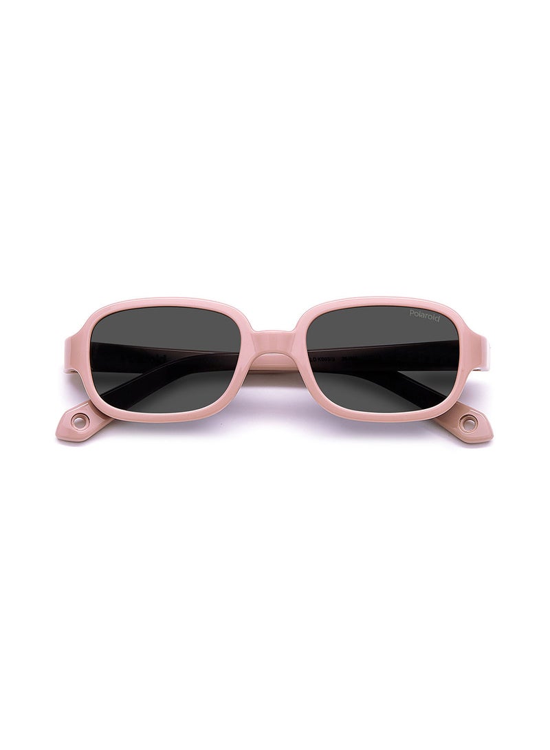 Kids Unisex UV Protection Rectangular Sunglasses - Pld K003/S Pink 43 - Lens Size: 43 Mm