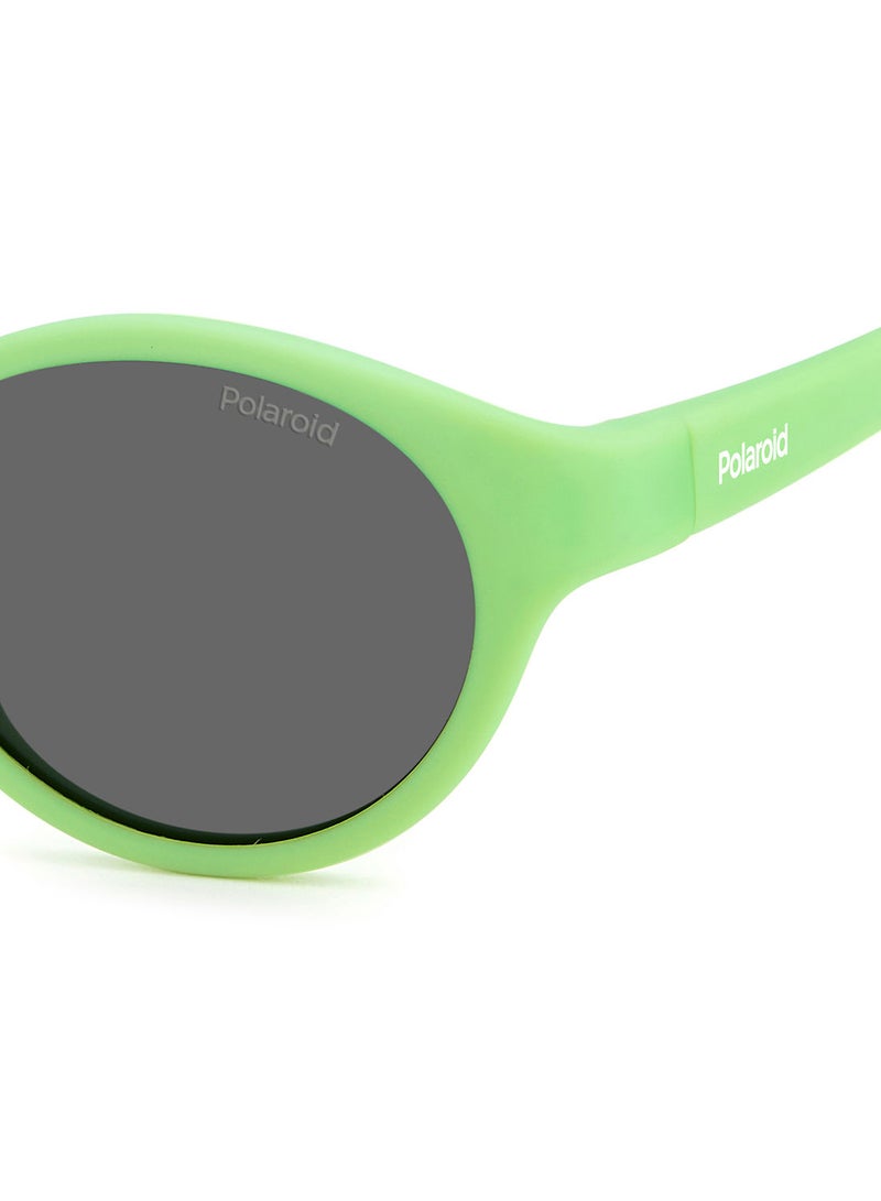 Kids Unisex UV Protection Round Sunglasses - Pld K007/S Green 42 - Lens Size: 42 Mm