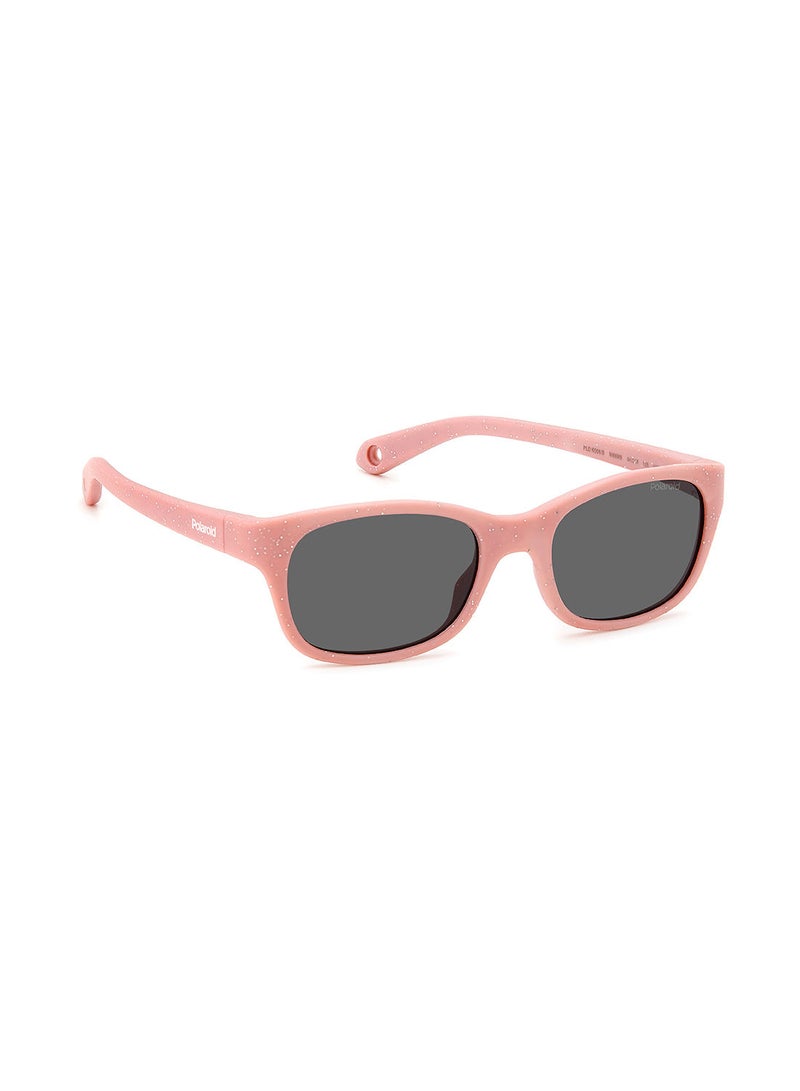 Kids Unisex UV Protection Rectangular Sunglasses - Pld K006/S Pink Gltt 44 - Lens Size: 44 Mm