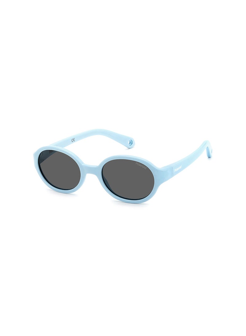 Kids Unisex UV Protection Oval Sunglasses - Pld K004/S Azure 42 - Lens Size: 42 Mm