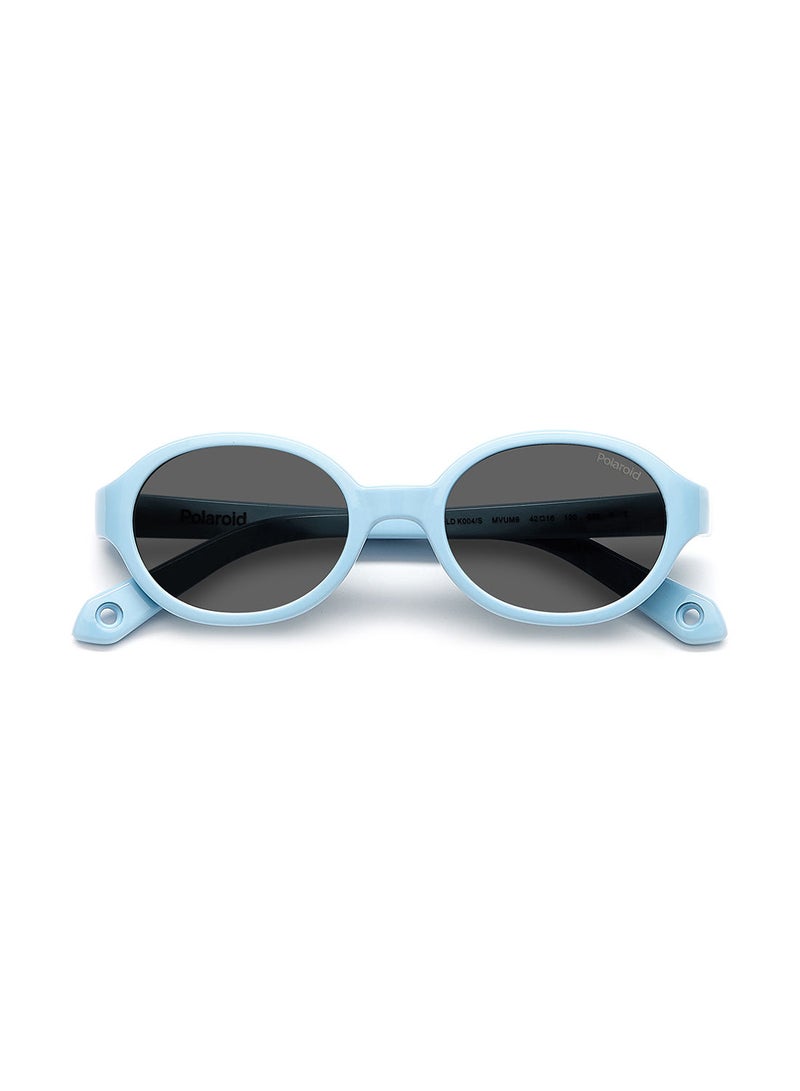 Kids Unisex UV Protection Oval Sunglasses - Pld K004/S Azure 42 - Lens Size: 42 Mm