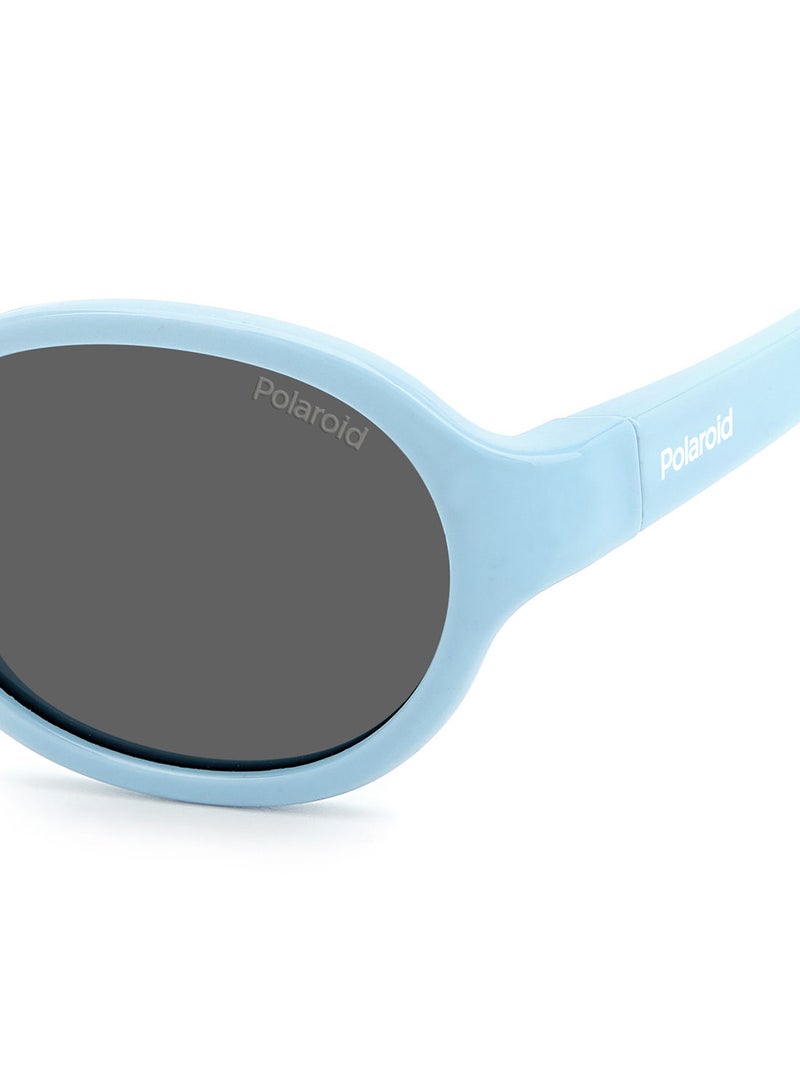 Kids Unisex UV Protection Oval Sunglasses - Pld K004/S Azure 42 - Lens Size: 42 Mm