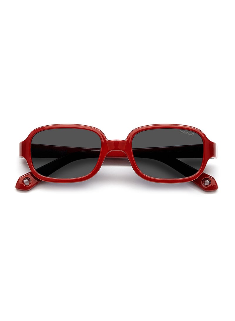 Kids Unisex UV Protection Rectangular Sunglasses - Pld K003/S Red 43 - Lens Size: 43 Mm