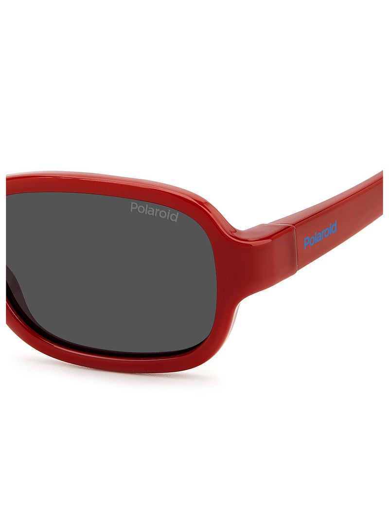 Kids Unisex UV Protection Rectangular Sunglasses - Pld K003/S Red 43 - Lens Size: 43 Mm