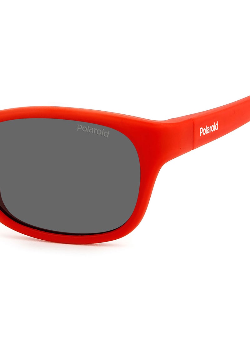 Kids Unisex UV Protection Rectangular Sunglasses - Pld K006/S Red 44 - Lens Size: 44 Mm