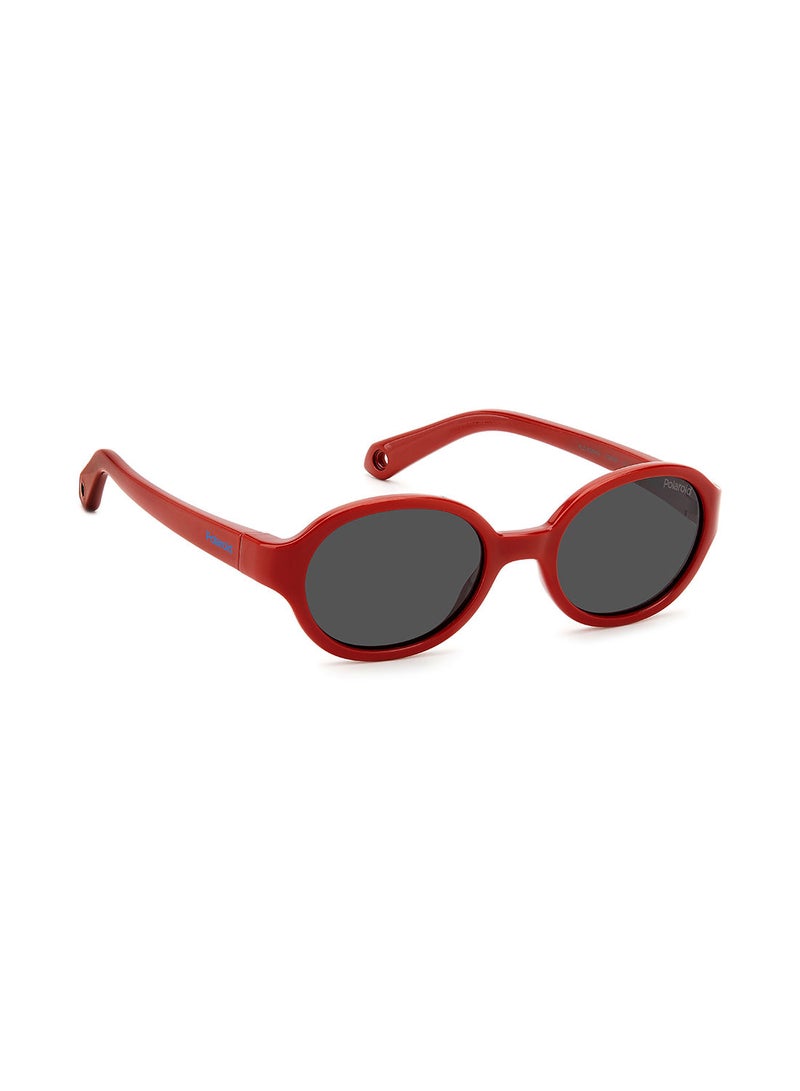 Kids Unisex UV Protection Oval Sunglasses - Pld K004/S Red 42 - Lens Size: 42 Mm