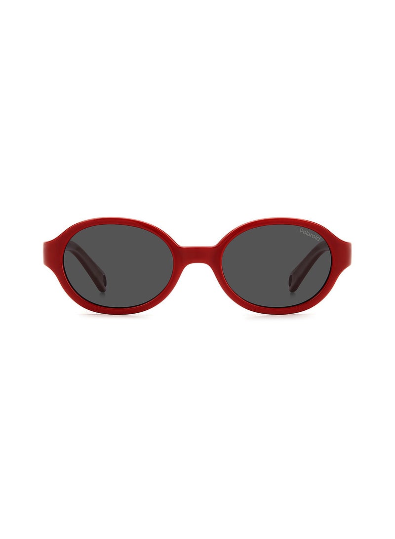 Kids Unisex UV Protection Oval Sunglasses - Pld K004/S Red 42 - Lens Size: 42 Mm