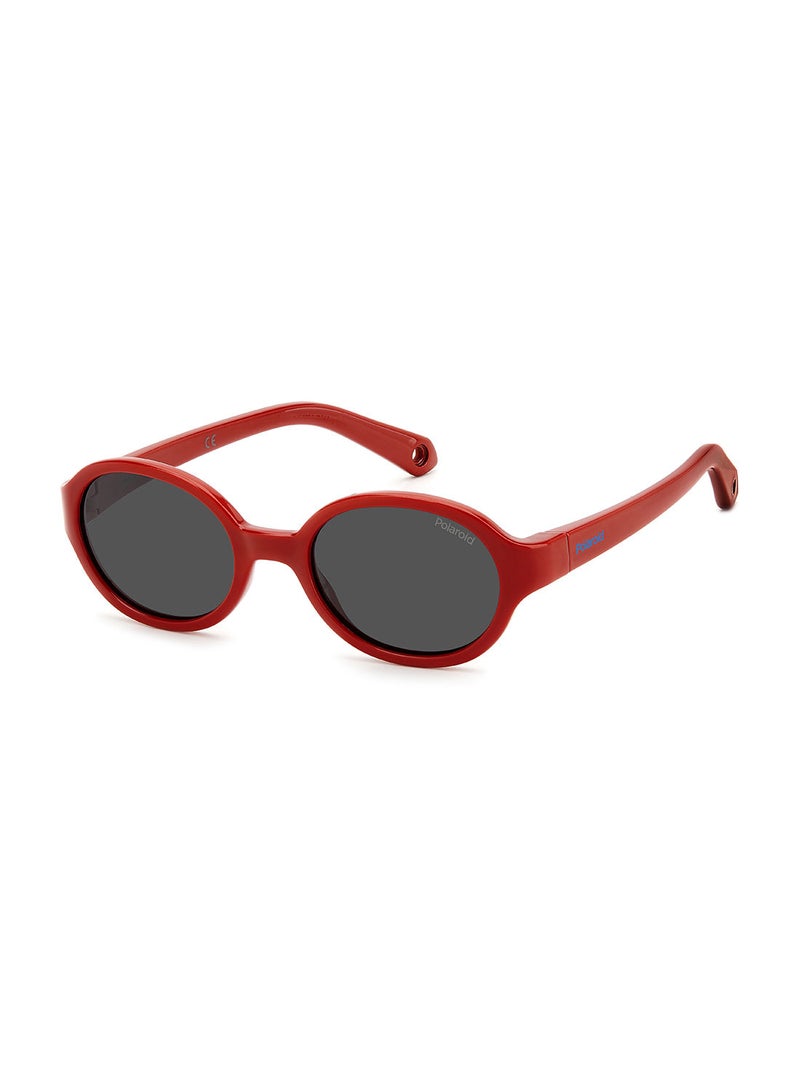 Kids Unisex UV Protection Oval Sunglasses - Pld K004/S Red 42 - Lens Size: 42 Mm