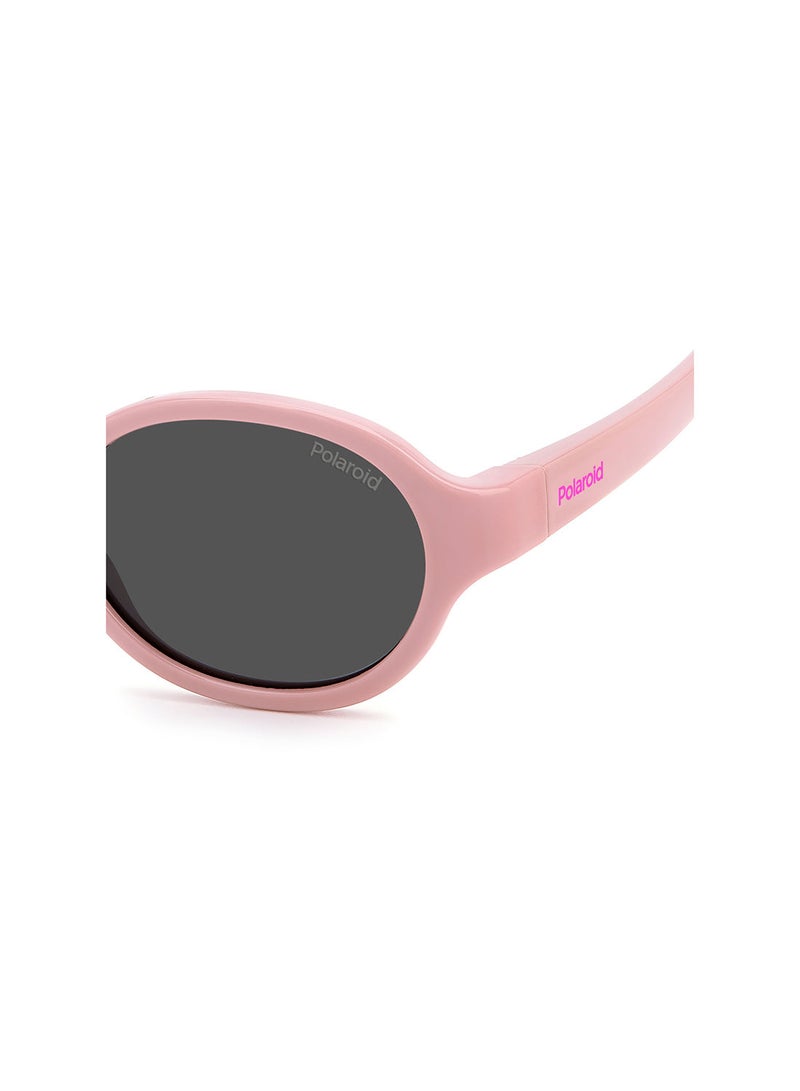 Kids Unisex UV Protection Oval Sunglasses - Pld K004/S Pink 42 - Lens Size: 42 Mm