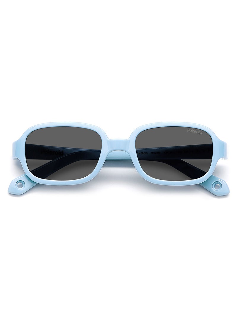 Kids Unisex UV Protection Rectangular Sunglasses - Pld K003/S Azure 43 - Lens Size: 43 Mm