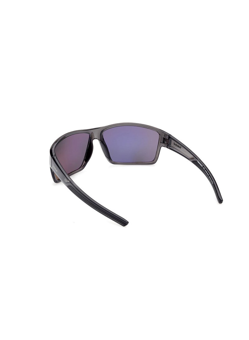 Men's Polarized Rectangular Sunglasses - TB927720D65 - Lens Size: 65 Mm