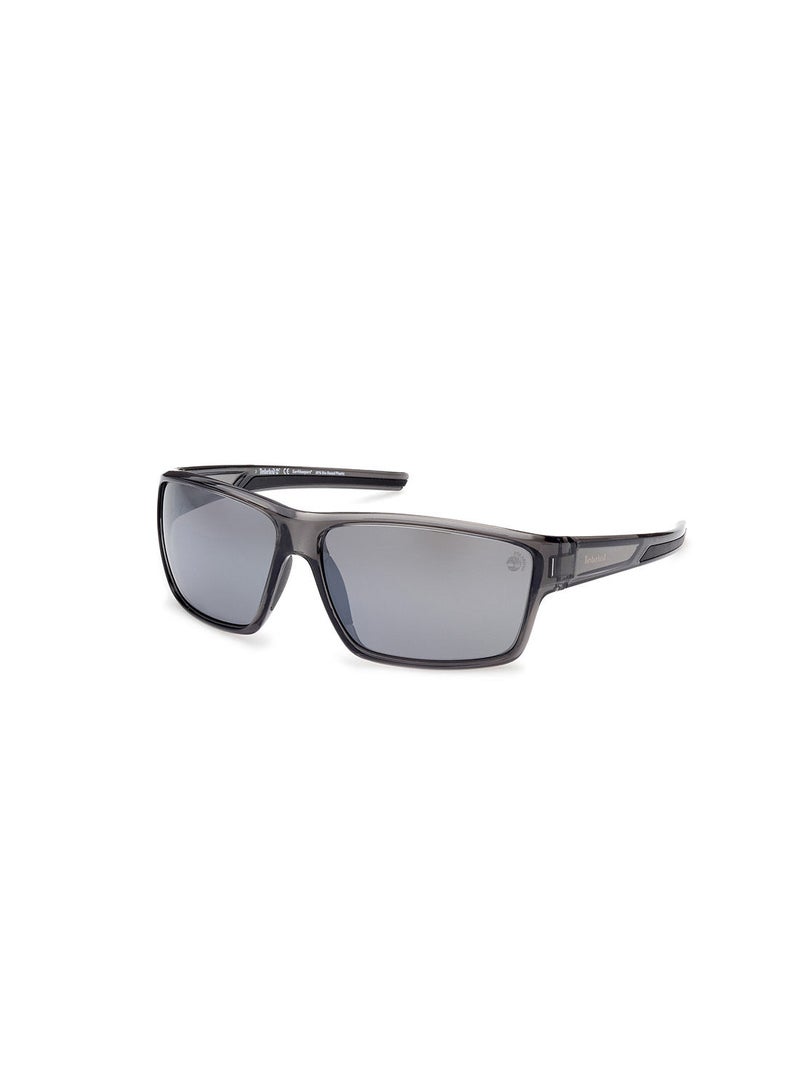 Men's Polarized Rectangular Sunglasses - TB927720D65 - Lens Size: 65 Mm
