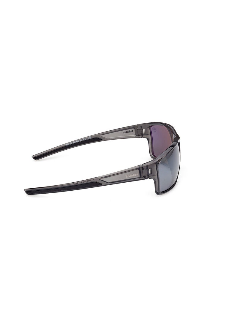 Men's Polarized Rectangular Sunglasses - TB927720D65 - Lens Size: 65 Mm