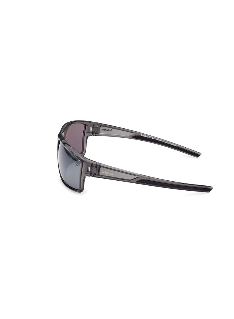 Men's Polarized Rectangular Sunglasses - TB927720D65 - Lens Size: 65 Mm