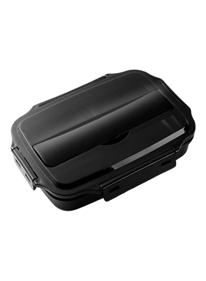 Stainless Steel Portable Lunch Box Black 27.00x7.00x20.00cm