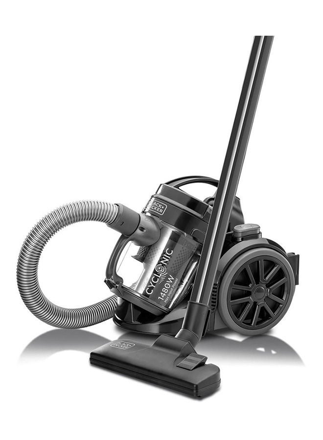 Bagless Multicyclonic Canister Vacuum Cleaner 1300W Bagless Multicyclonic Canister Vacuum Cleaner VM1480 Black