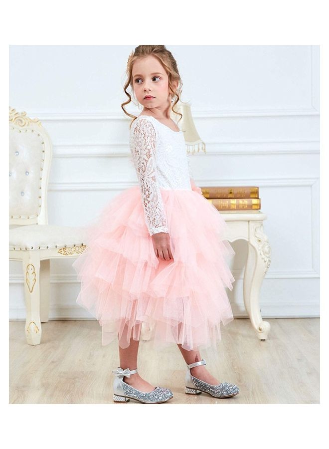 Fluffy Tulle Princess Dress 120cm