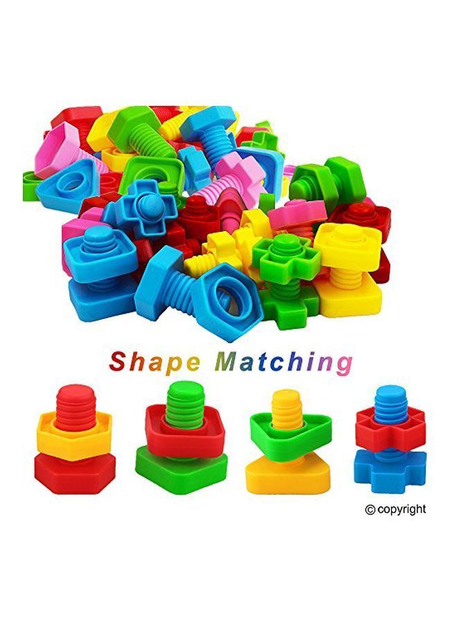 40-Piece Jumbo Nuts and Bolts Stem Toy Set
