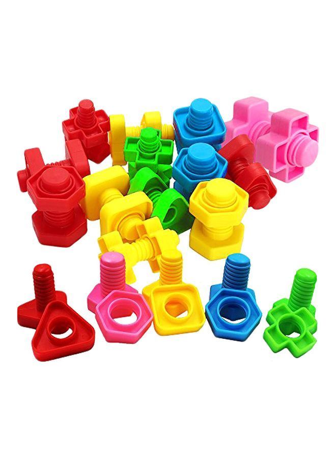 40-Piece Jumbo Nuts and Bolts Stem Toy Set