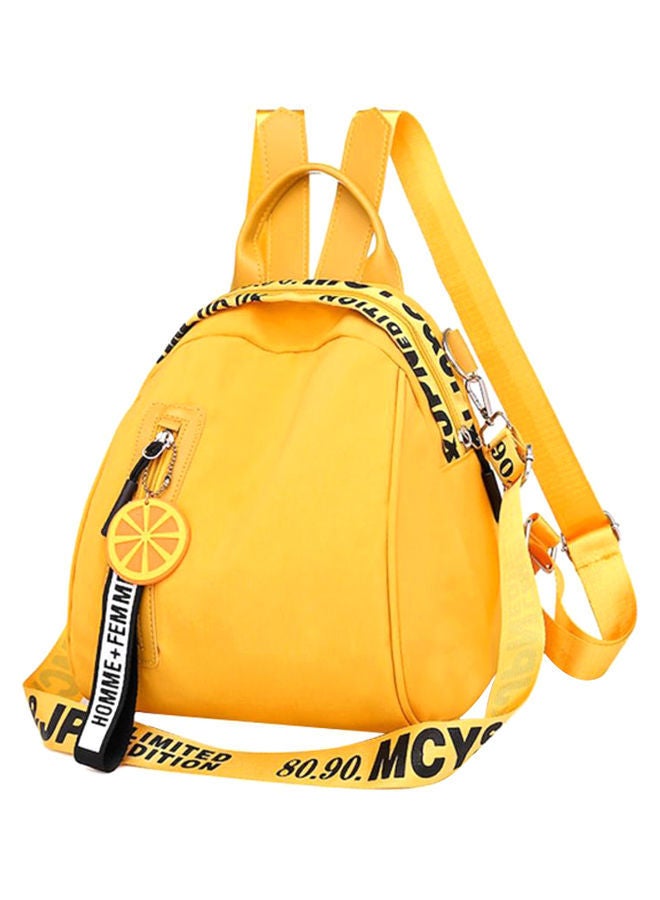 High Quality Casual Backpack Yellow/Black