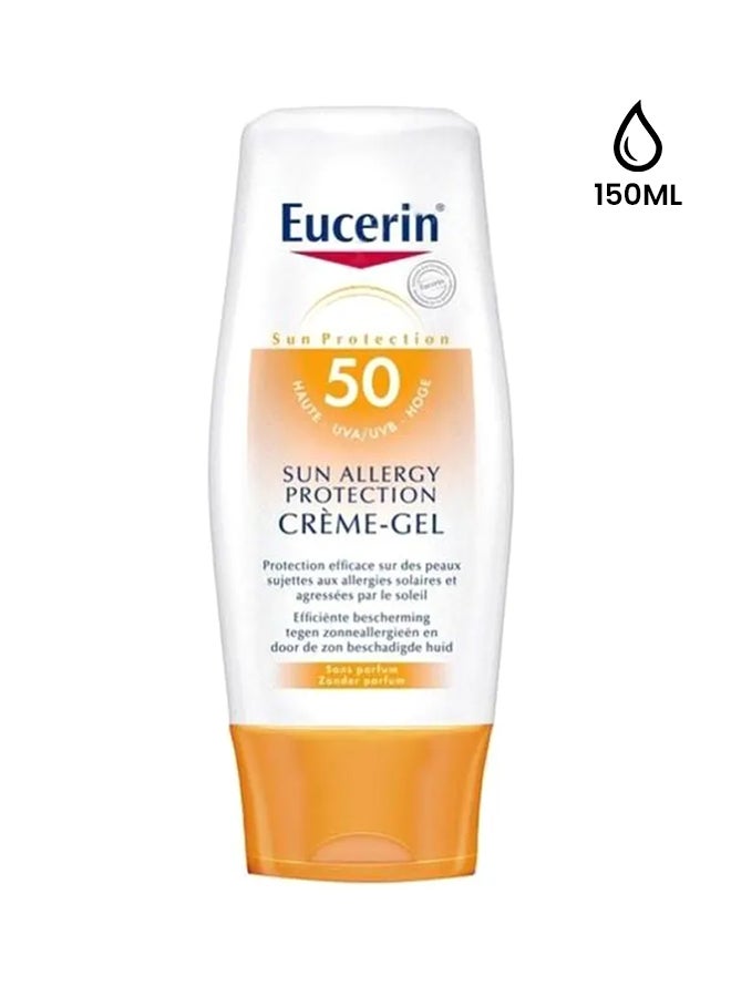 Sun Allergy Protection Cream Gel SPF50 Clear 150ml