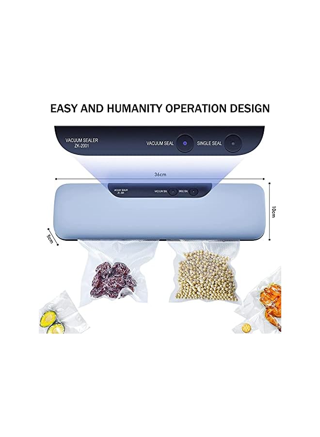 Sealer Machine, Led Indicator Lights/Automatic Dry & Wet Food Sealers Vacuum Packing Machine,Food Vacuum Air Sealing System For Food Preservation Storage Saver, Dry & Moist Food Modes
