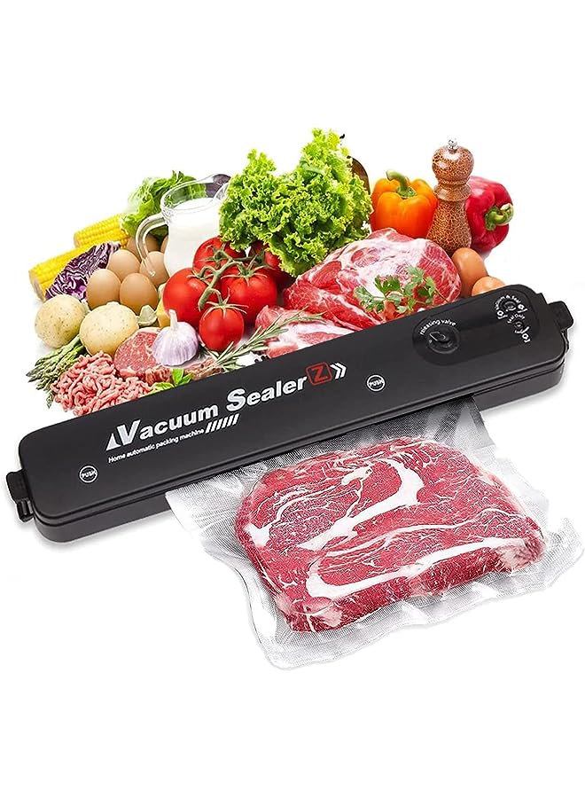 Vacuum Sealer, 60 Transparent Sealing Bags, Easy To Clean, Domestic Foods Preservative, Vacuum Sealer