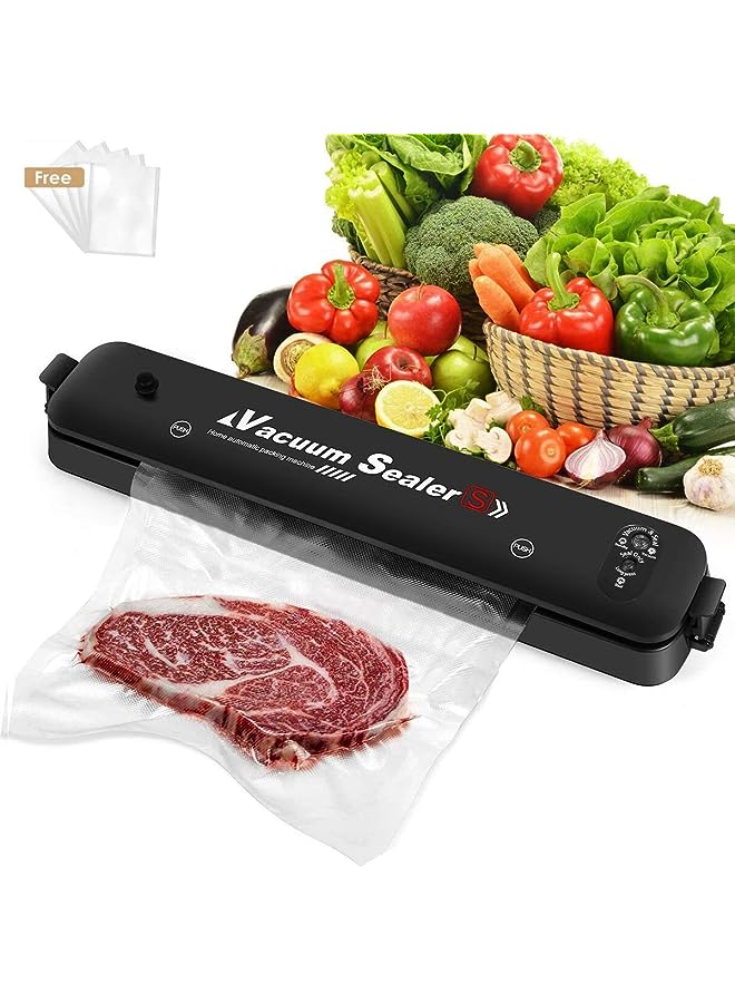 Sealer Machine 2021 Upgraded Automatic Food Sealer Machine With 20 Sealing Bags Food Vacuum Air Sealing System For Food Preservation Storage Saver Easy To Clean | Safety Certified
