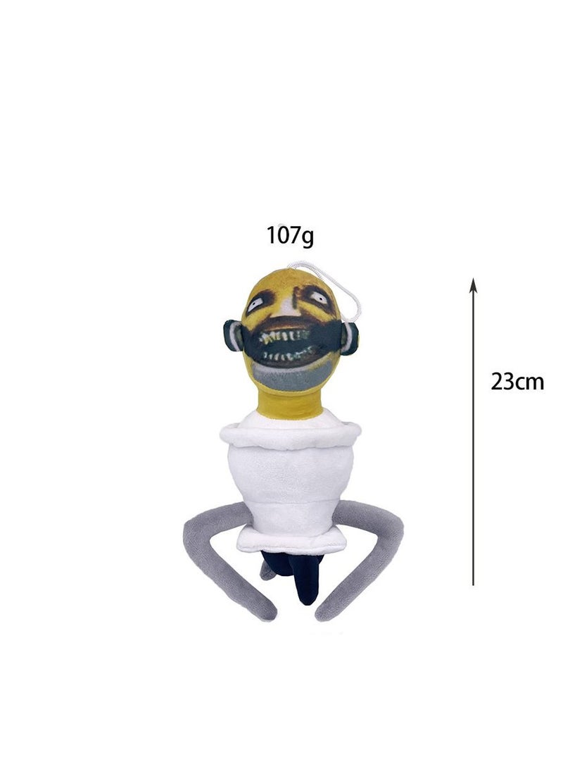 Parasitic Toilet Man Plush Toy Doll Anime Skibidi Toilet Cartoon Cute Character Soft Doll For Kids