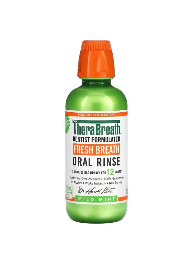 Fresh Breath, Oral Rinse, Mild Mint, 16 fl oz (473 ml)
