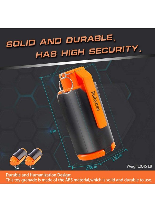 Cs Plastic Tactical Toy Tactical Plastic Modified Crystal Water Bullet Toy With 60Pcs Rounds Refill Bullet Balls Ammo (Orange)