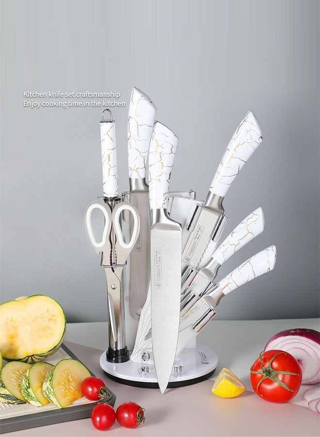 8-Piece Stainless Steel Knife Set