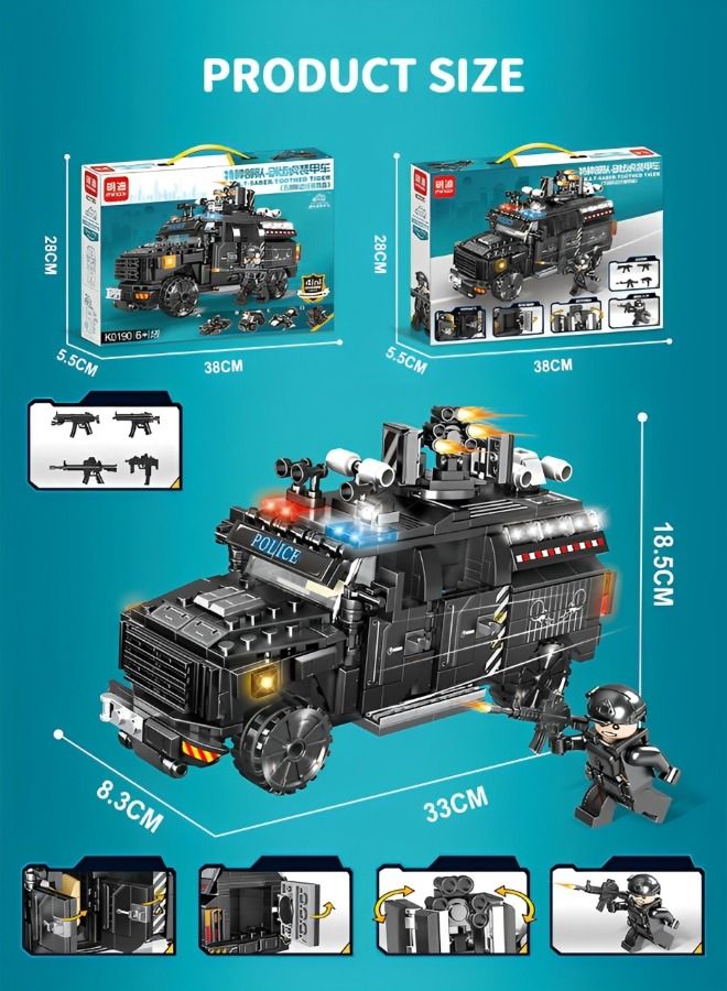 Building Sets for Kids,5 in 1 STEM Building Toys,Armored Vehicle Assembly Toys,Aircraft Building Blocks,Building block kits,Children's Educational Toys