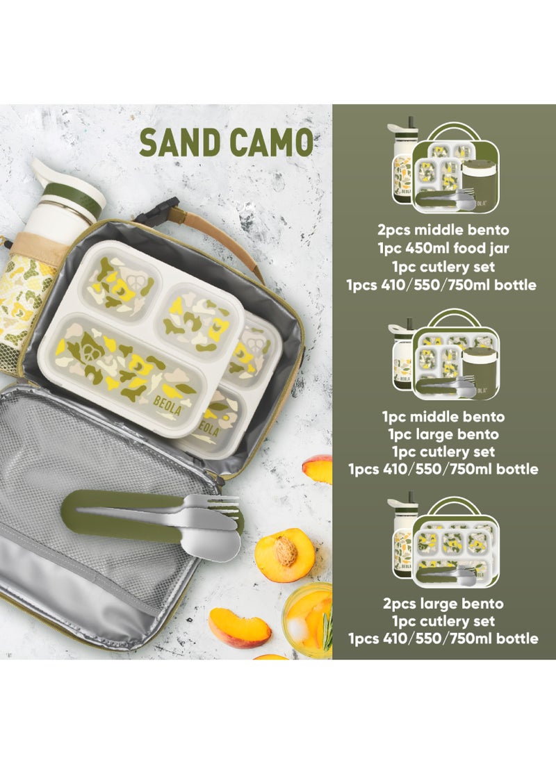 Lunch Bag Insulated Lunch Box Carrier, Mustard Yellow