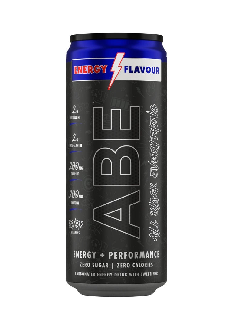 ABE Energy Drinks,Energy Flavor, 330ml, Pack of 12