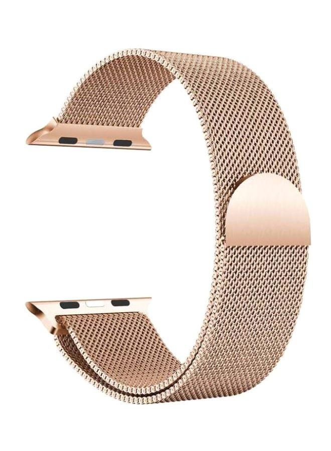 Magnetic Stainless Steel Band For Apple Watch 38/40/41mm Rose Gold