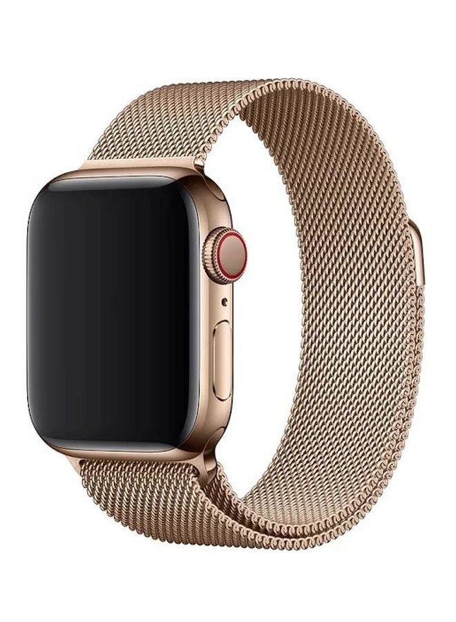 Magnetic Stainless Steel Band For Apple Watch 38/40/41mm Rose Gold