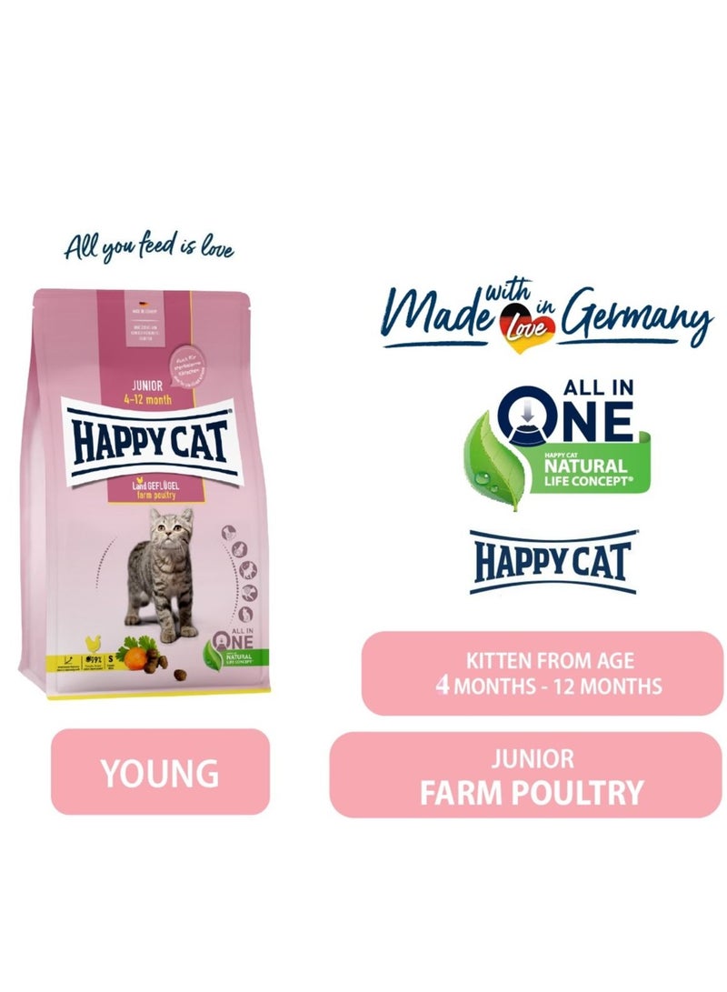 Happy Cat Junior Land Geflugel (Poultry) 1.3kg