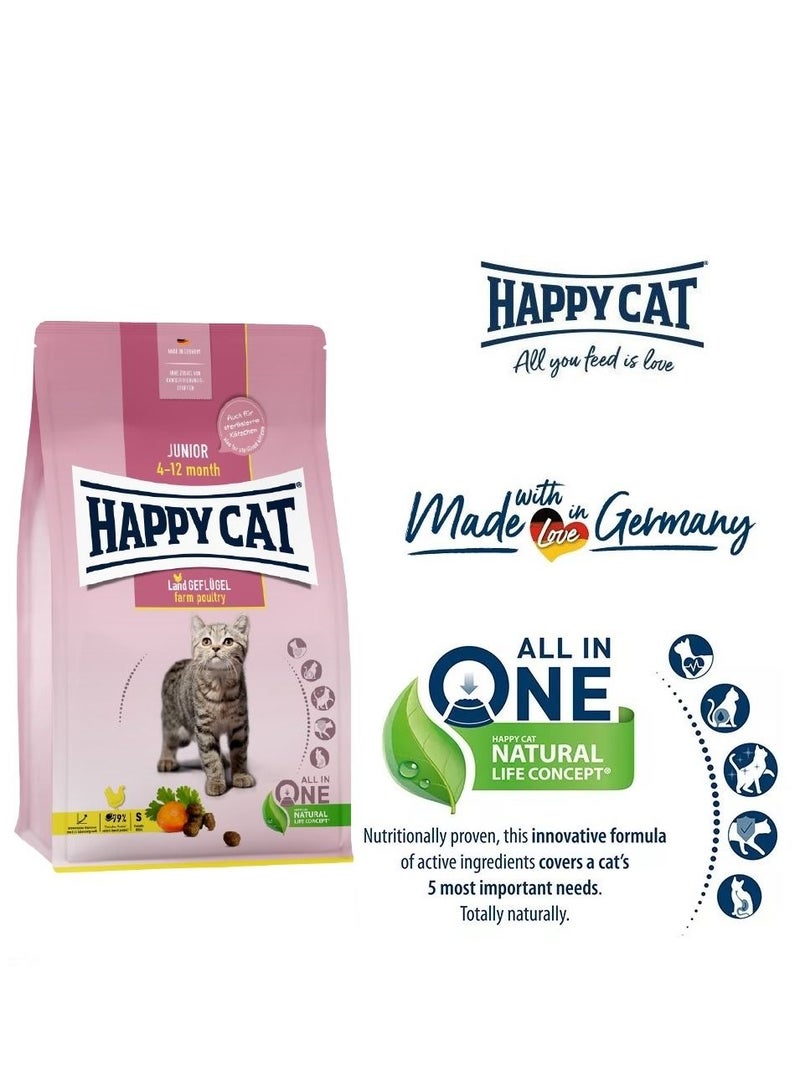 Happy Cat Junior Land Geflugel (Poultry) 1.3kg