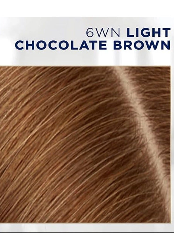 Clairol Root Touch-Up by Nice'n Easy Permanent Hair Dye, 6WN Light Chocolate Brown Hair Color