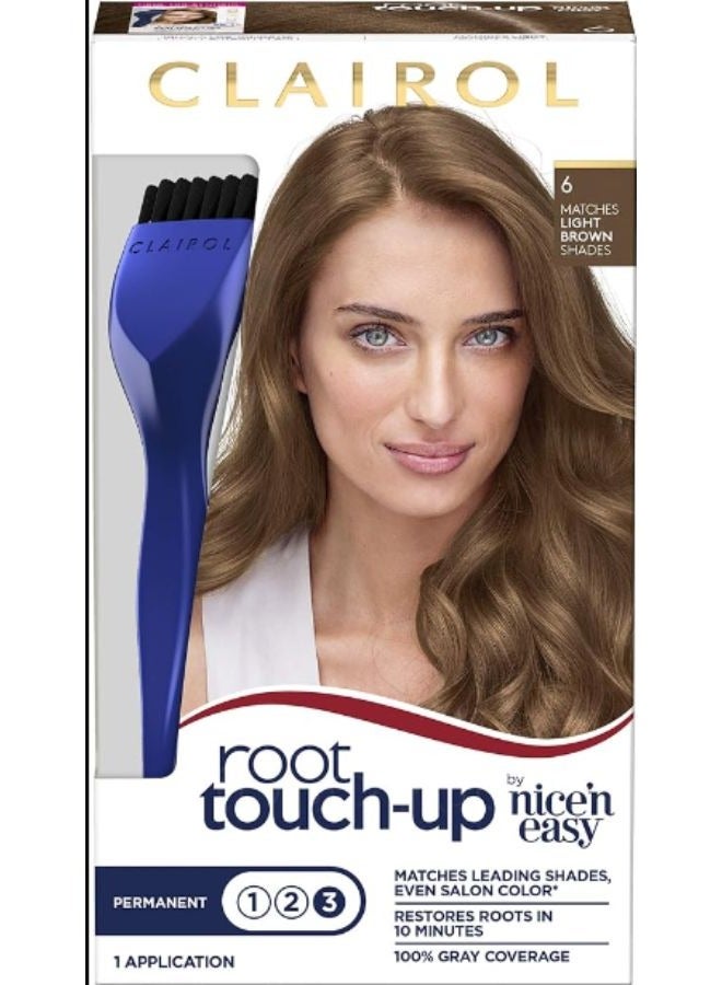 Clairol Nice 'n Easy Root Touch-Up, 6 Light Brown