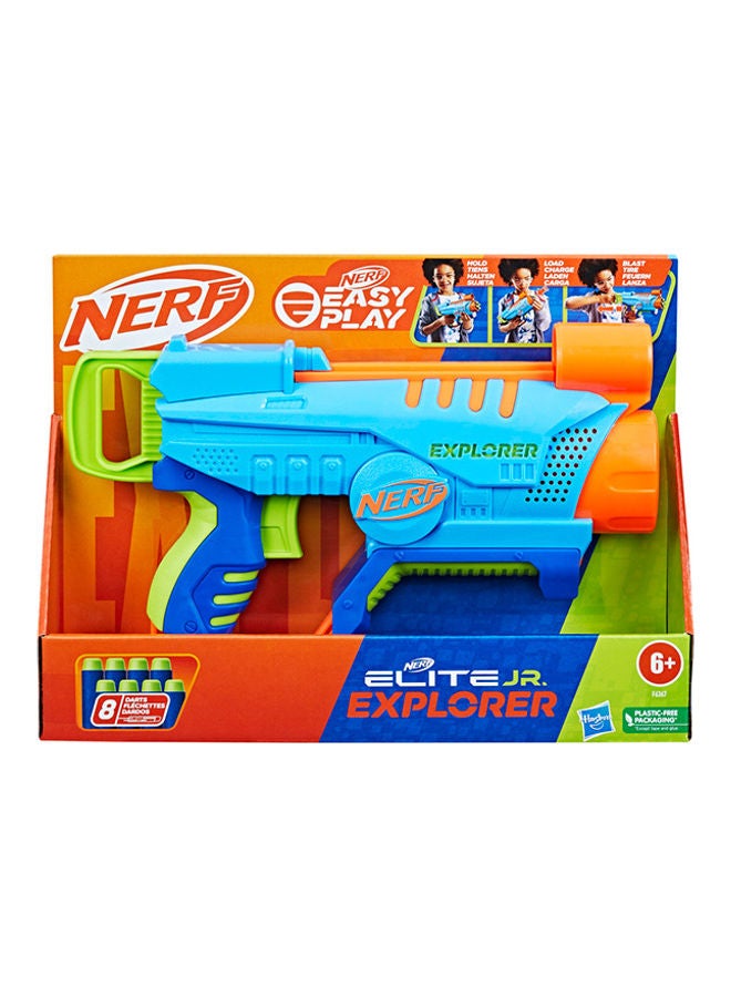Elite Junior Explorer Easy Play Toy Foam Blaster 8 Elite Darts Ages 6 And Up Colour May Vary