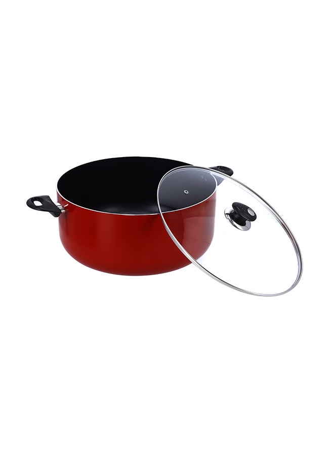 Casserole With Lid Red 50cm